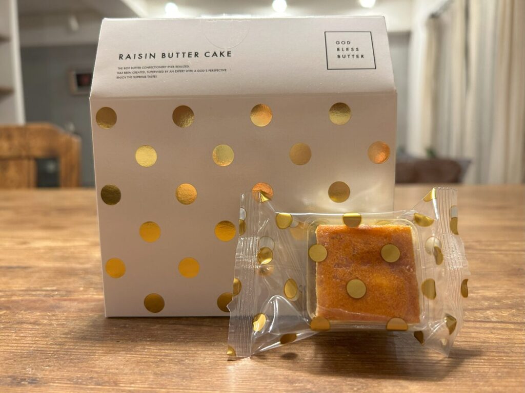 RAISIN BUTTER CAKE外箱