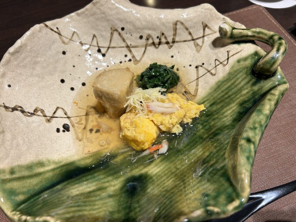 日本料理コース 海老芋の煮物