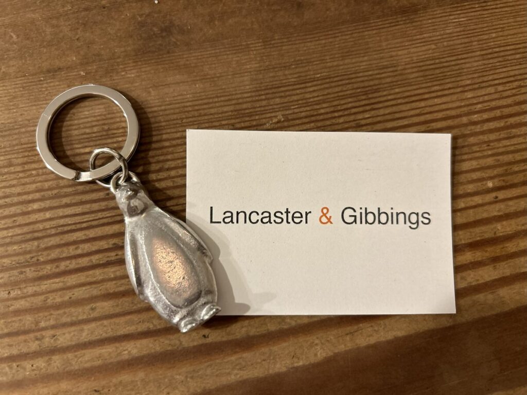 ペンギン型キーリング