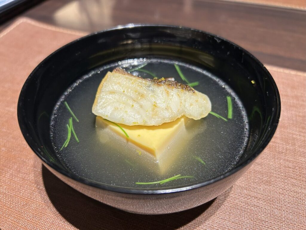 日本料理コース お椀