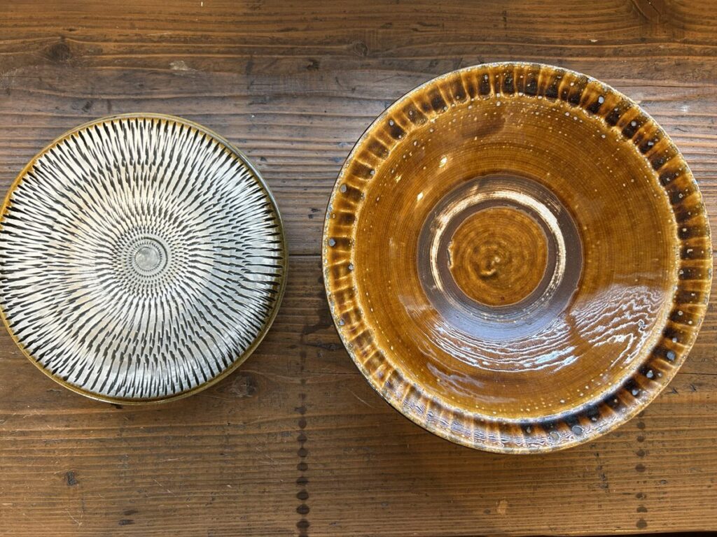 購入した小鹿田焼