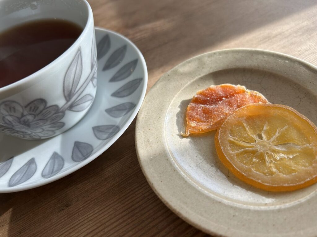 綾farmドライフルーツと紅茶