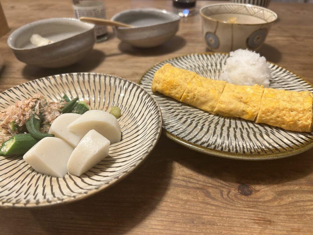 小鹿田焼 盛りつけ例