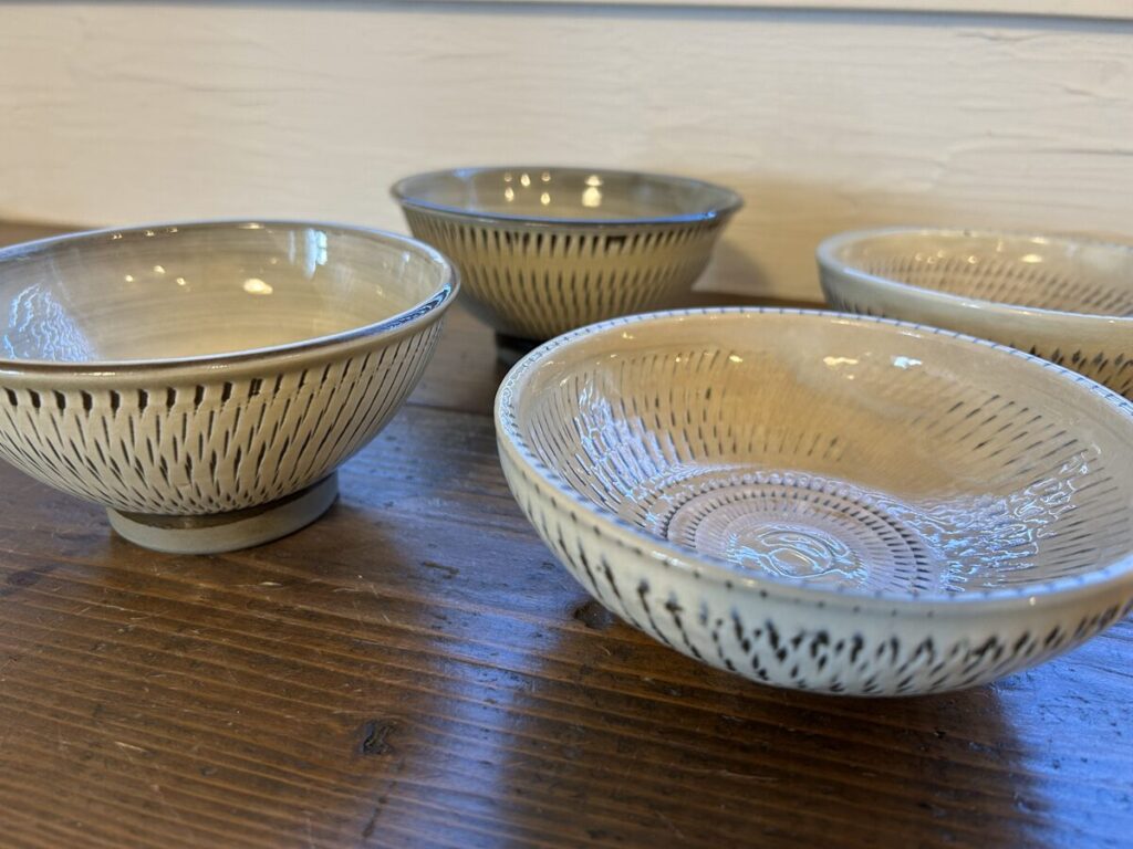 購入した小鹿田焼