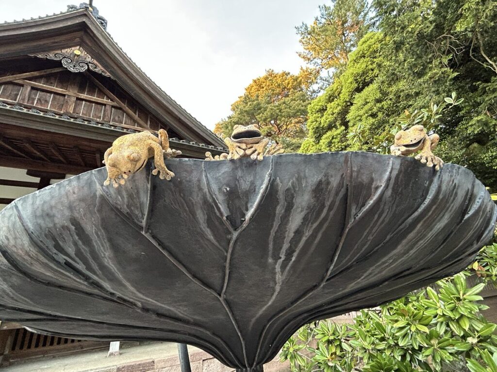 金のカエル