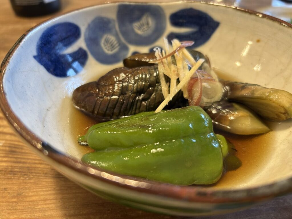 なすとピーマンの煮びたし