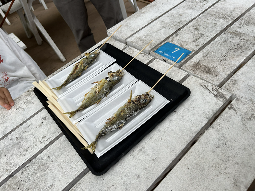 あじの塩焼き